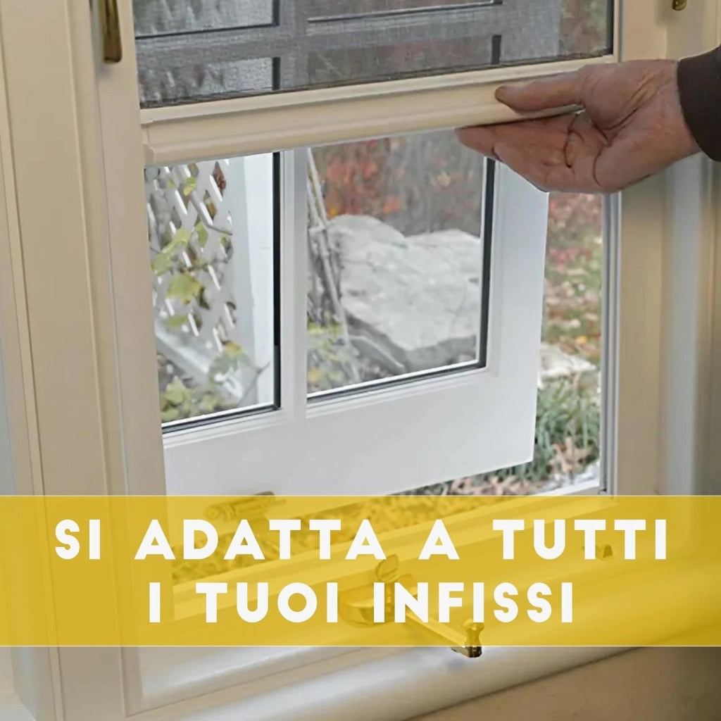 ZANZARIERE PER FINESTRA Bronzo/150 cm/60 cm