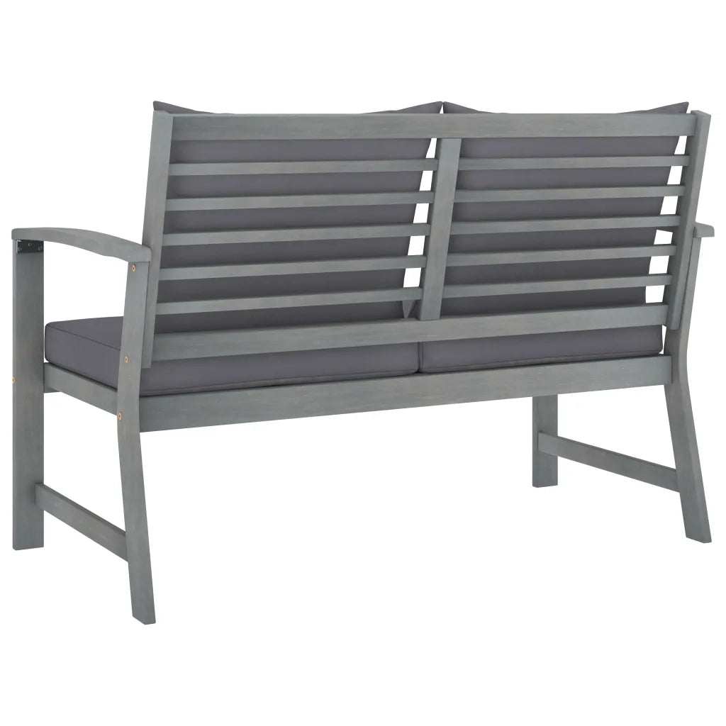 Set Divani da Giardino 4 pz con Cuscini in Massello di Acacia cod mxl 37764