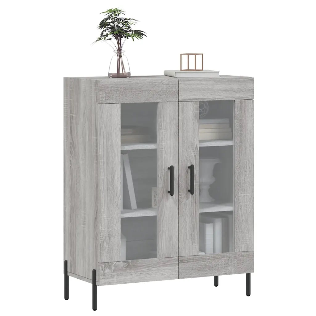 Credenza Grigio Sonoma 69,5x34x90 cm in Legno Multistratocod mxl 104715