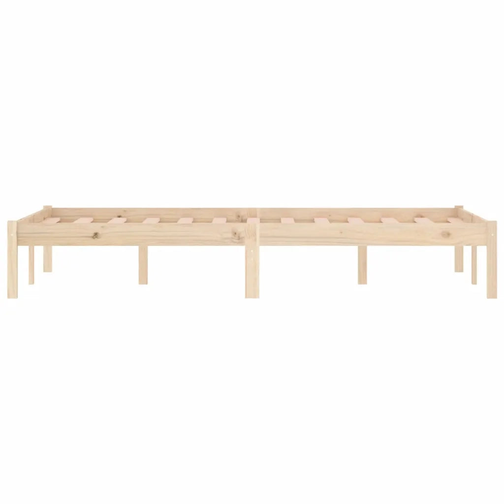 Giroletto senza Materasso-Struttura Letto 135x190 cm in Legno di Pino Full