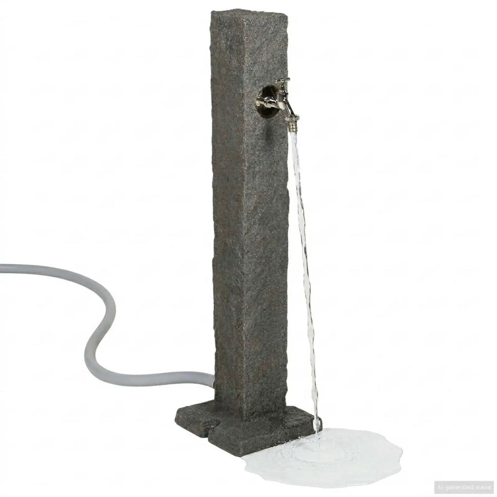 Tanker da giardino Antracite 26 x 26 x 98 cm PE 42033399
