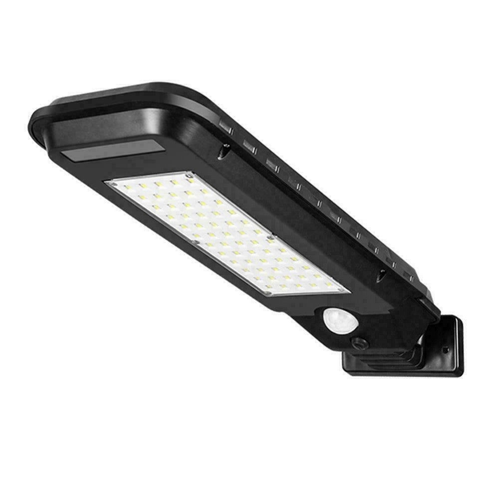 Trade Shop - Faro Lampione Stradale Pannello Solare Fotovoltaico Sensore 60 Led Smd T-210b -