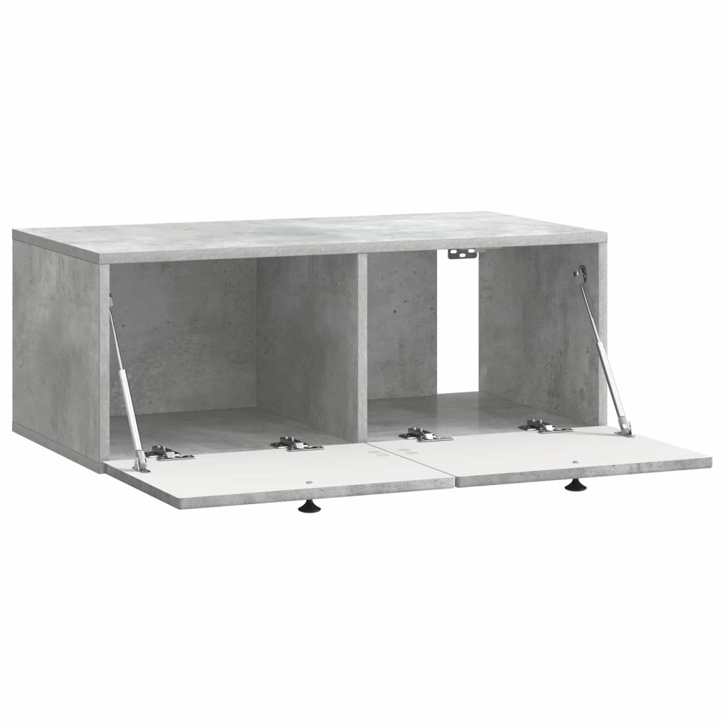 Mobile Porta TV da Muro Grigio Cemento 78,5 x 41 x 30 cm