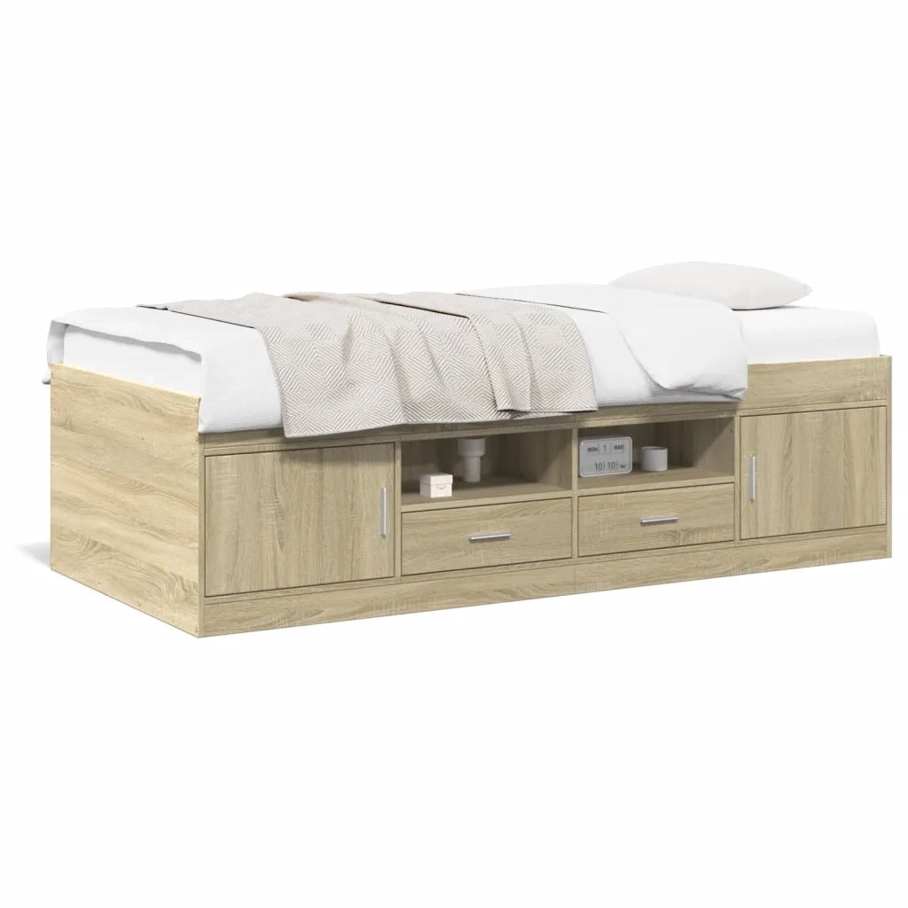 Divano Letto con Cassetti senza Materasso-Sofa Letto-Daybed 90x200 cm 569188