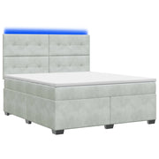 Letto box spring con materasso Grigio Chiaro 180 x 200 cm 3455156