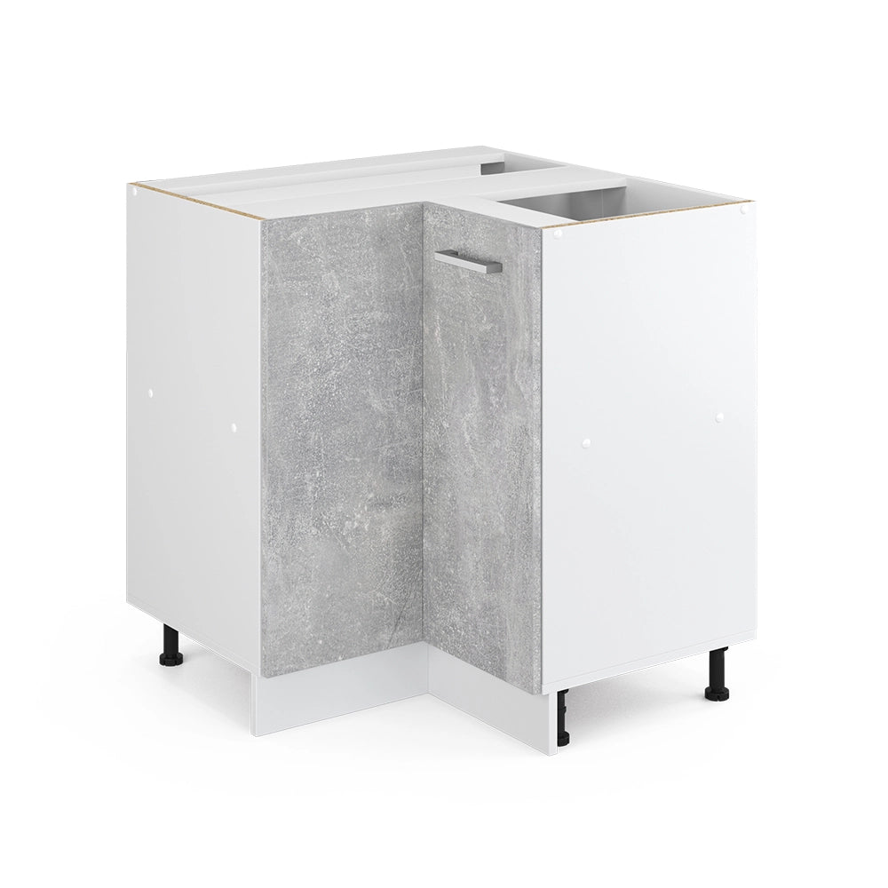 Vicco Frontale cucina Calcestruzzo 59.2 x 71.3 cm frontale del mobile per mobile base ad angolo