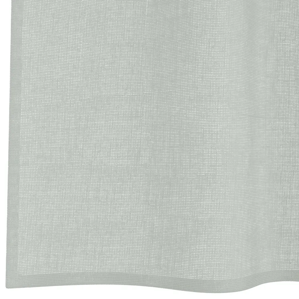 Tende in Voile con Occhielli 2 pz Grigio Chiaro 140x140 cm 4102107