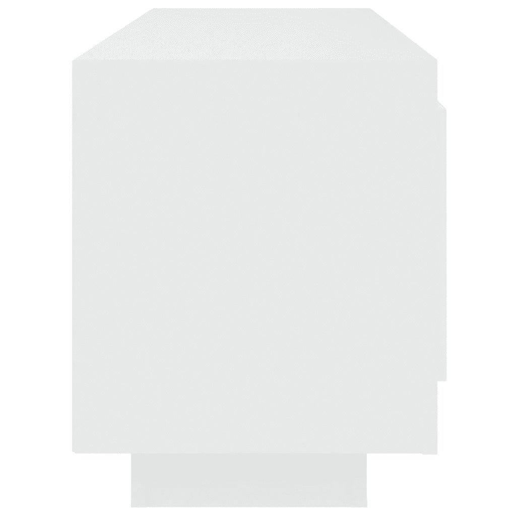Armadietto TV Bianco 102x35x45 cm in Legno Multistrato