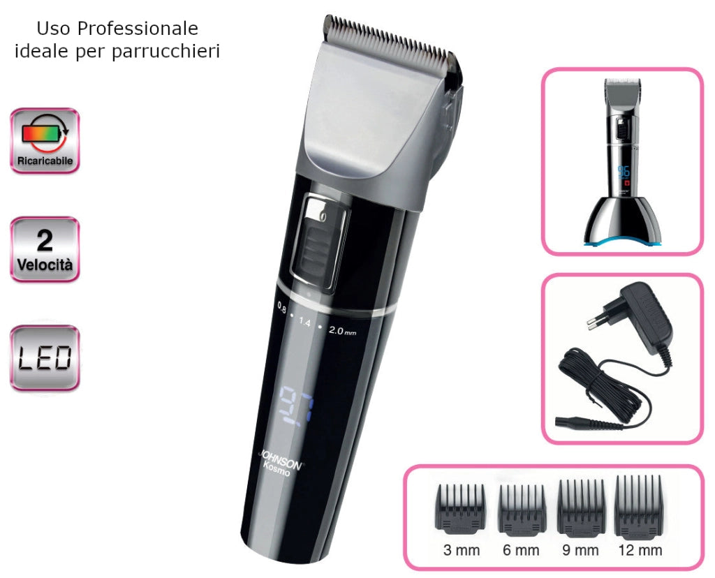 Taglia Capelli Professionale Titanio Ceramica Misure Regolabile Parrucchiere