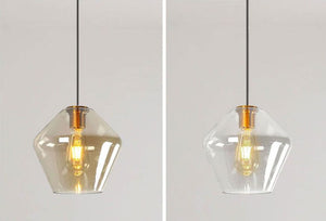 Lampada Da Soffitto Di Vetro APP439-1CP Amber