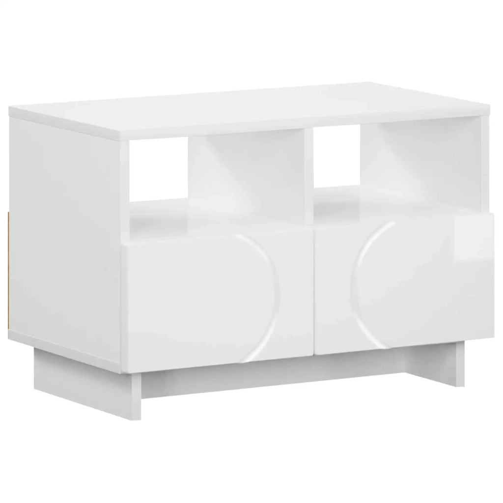Supporto TV 60 x 34.5 x 40 cm Bianco Lucido 8011463