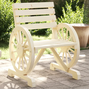 Sedia da patio-Sedia da Giardino 58x58x78,5 cm in Legno Massello di Abete 805737