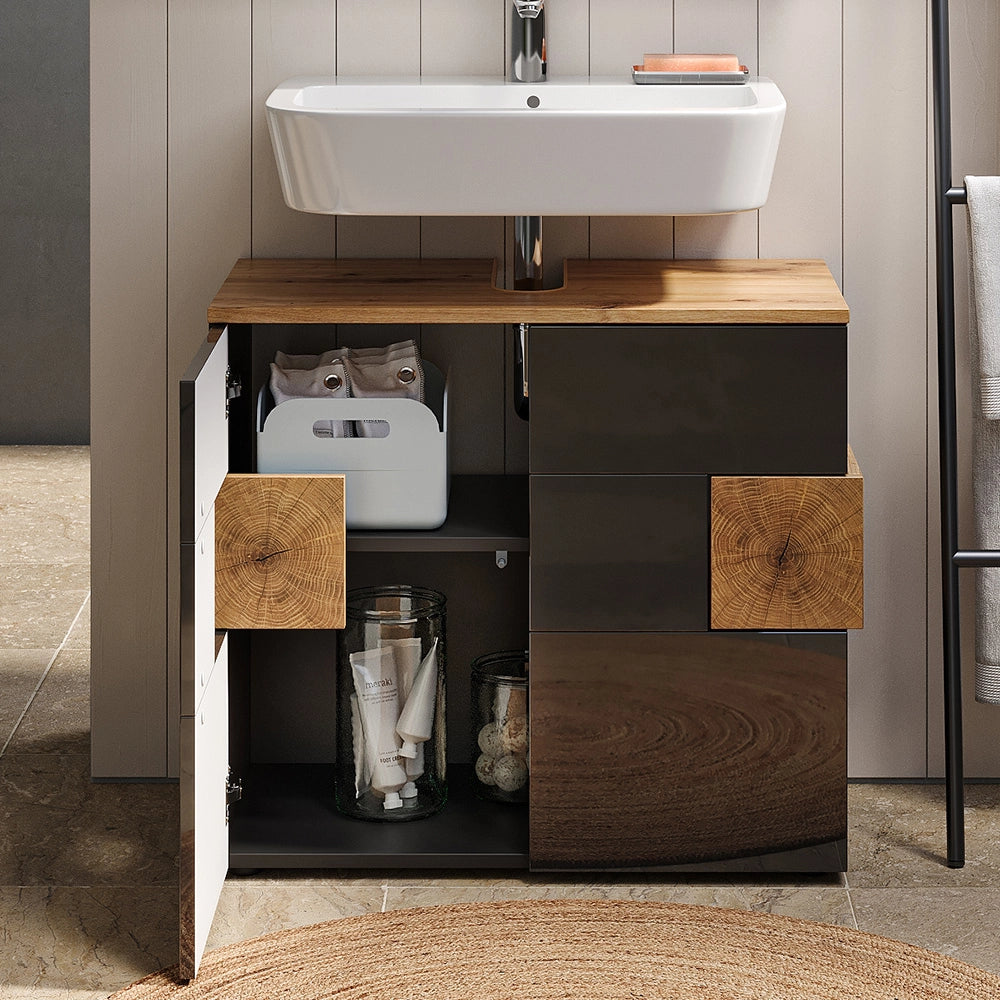 Vicco Mobile sottolavabo per bagno Antracite 73.1 x 64 cm