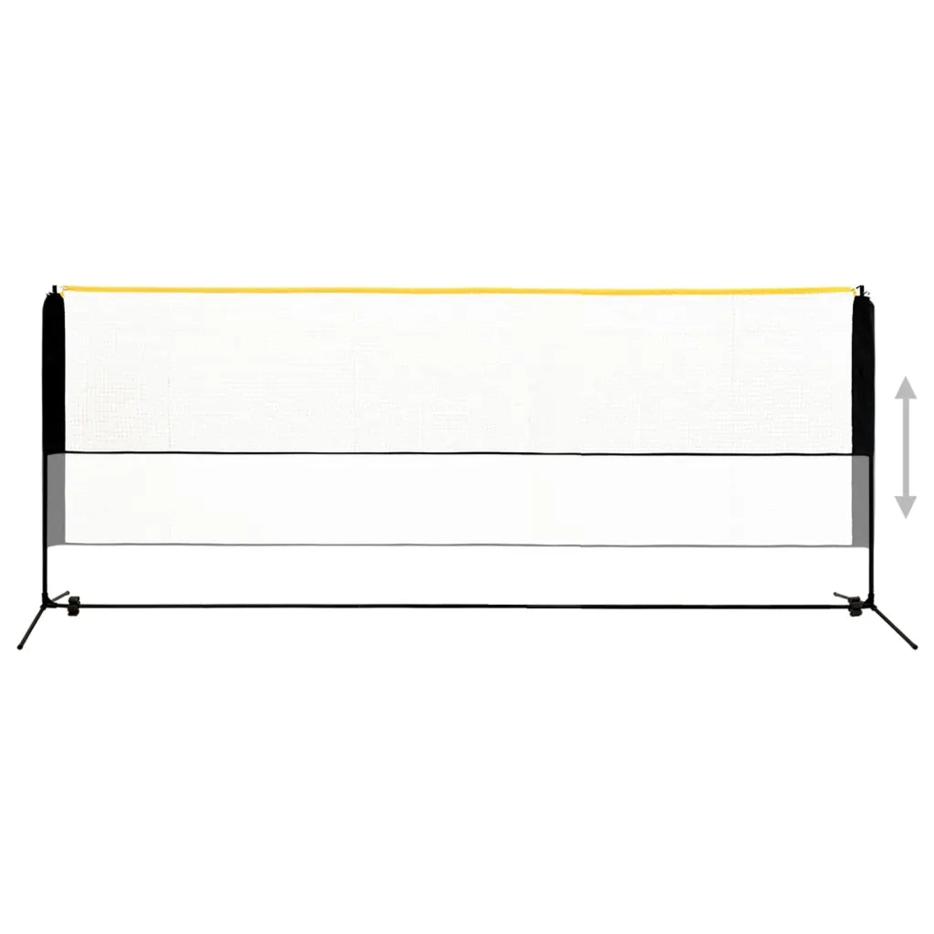 Rete da Badminton Regolabile 400x103x94-158 cm in Metallo 93368
