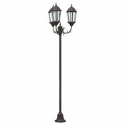 Lampada da giardino per esterni dal design vintage illuminazione efficiente 57 x 49 x 241 cm alluminio bronzo 02_0058415