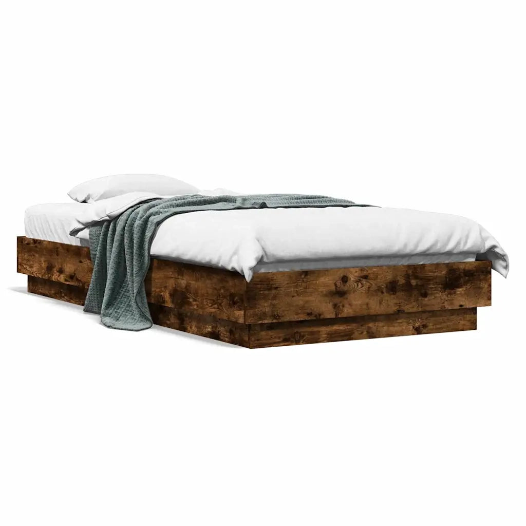 Giroletto senza Materasso Rovere Fumo 90x190 cm in Truciolato