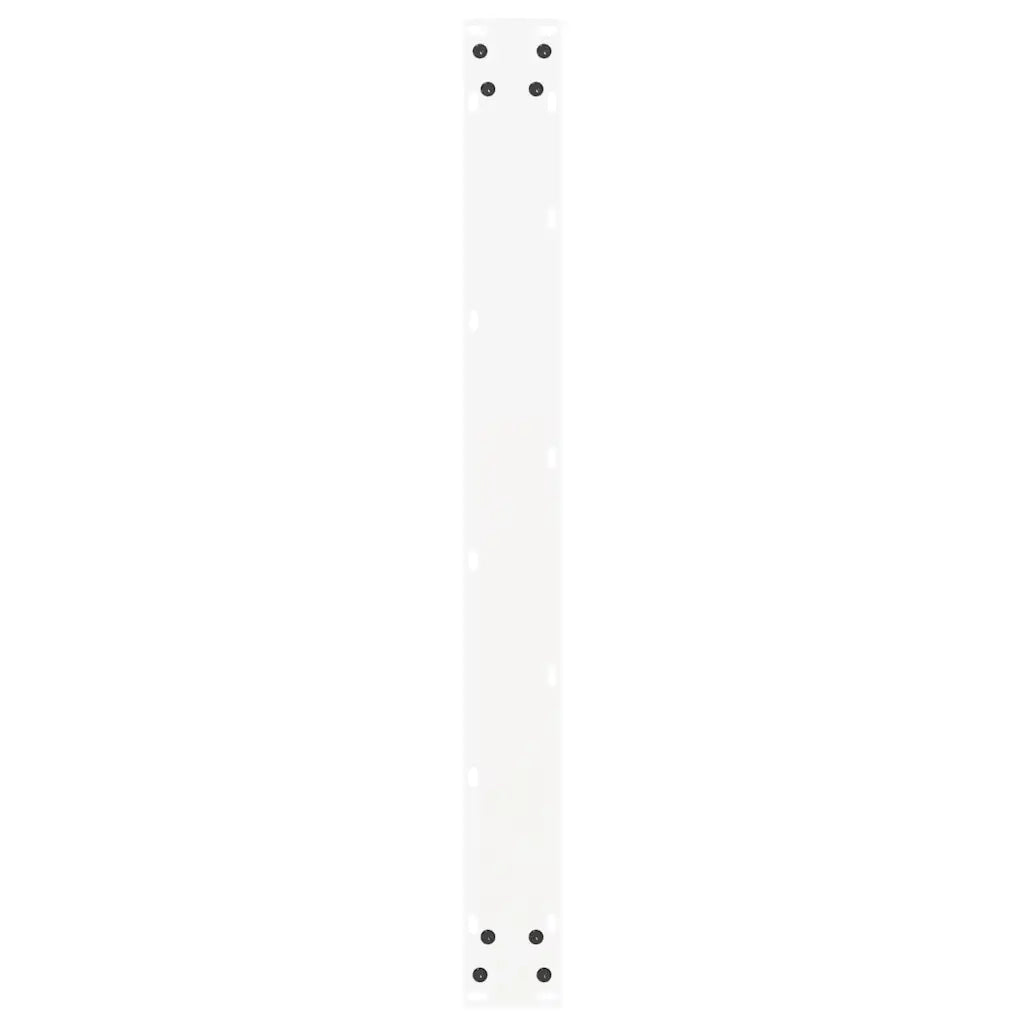 Gambe per tavolo da pranzo a forma di U 3 pz bianche 90x(72-73) cm in acciaio