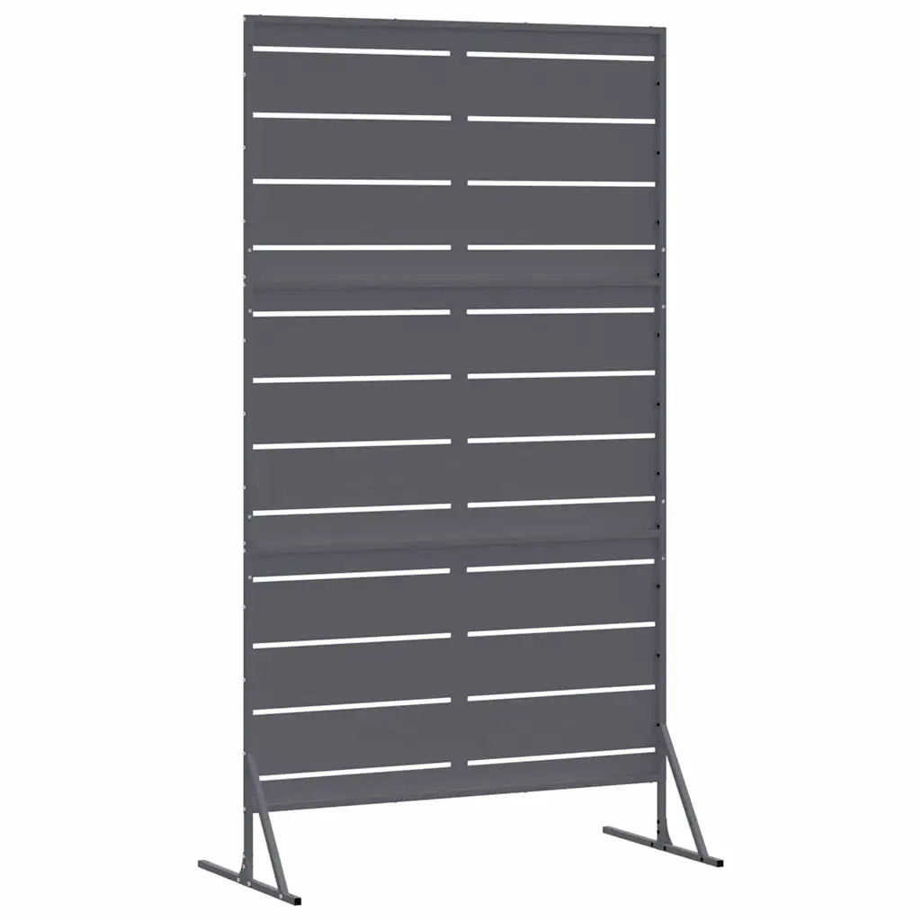 Schermo per Privacy Antracite 100 x 50 x 180 cm Acciaio 868565