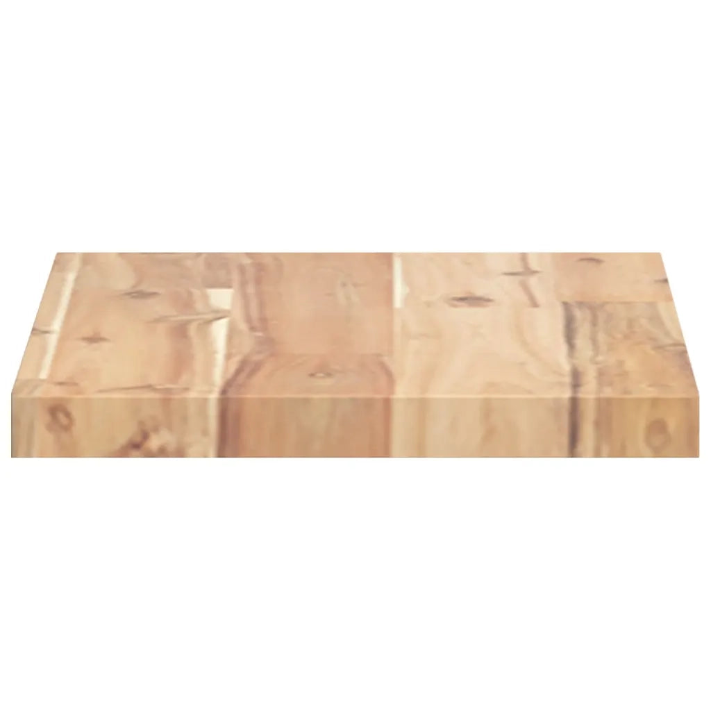 Piano per Tavolo 60x20x2cm Rettangolare Legno Massello Acacia