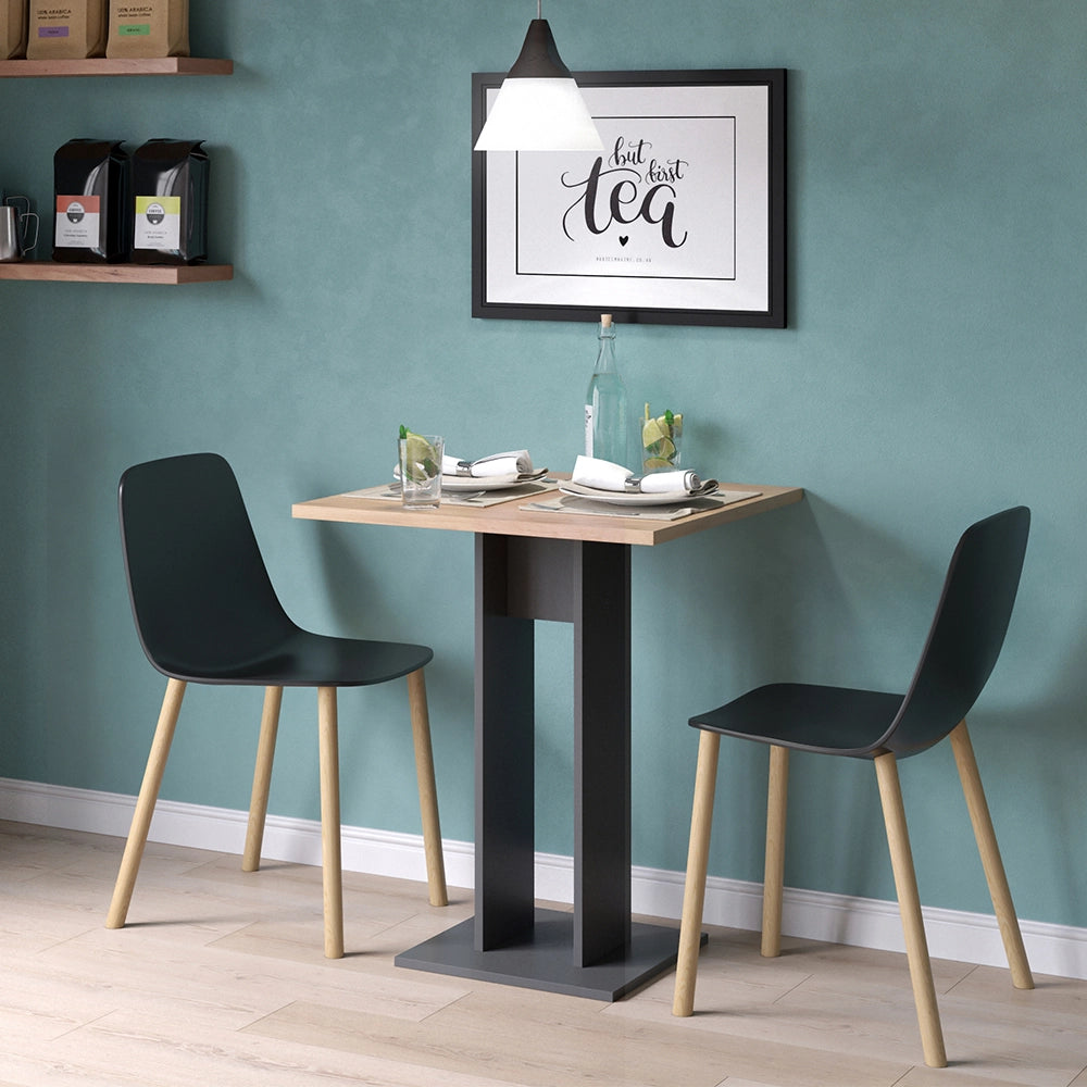 Vicco Tavolo da pranzo Antracite 65 x 65 cm