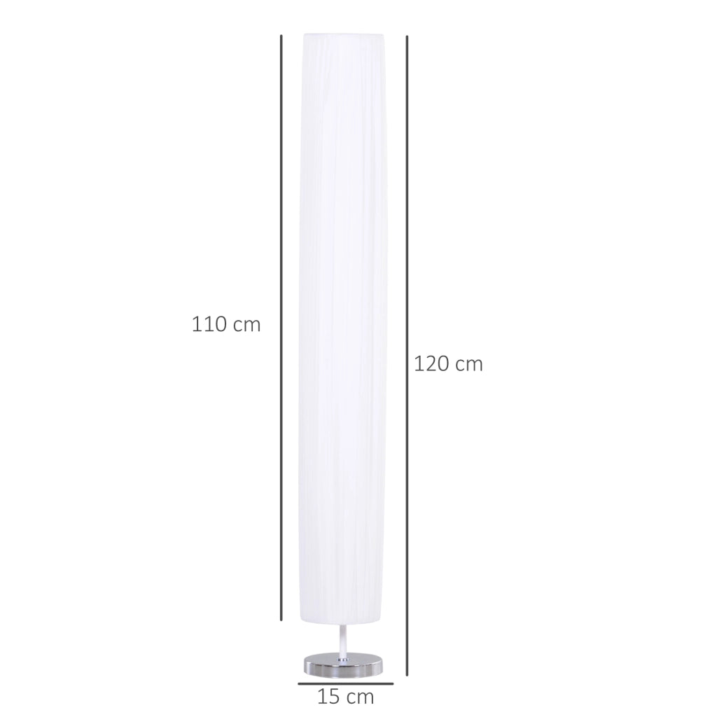Lampada da Terra Moderna per Soggiorno Camera da Letto ¨C zephmum ¨C 120 cm Bianco