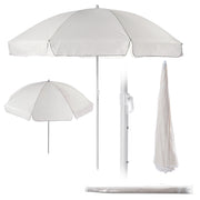 Ombrellone da giardino KADAX per balcone e terrazzo, 220 cm, grande, pieghevole, ideale per la spiaggia, con copertura.