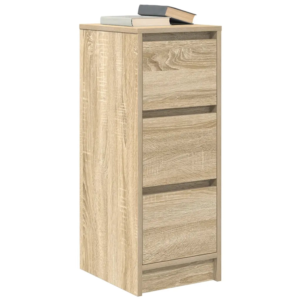 Credenza Rovere Sonoma 29,5x34x76 cm in Legno Multistrato