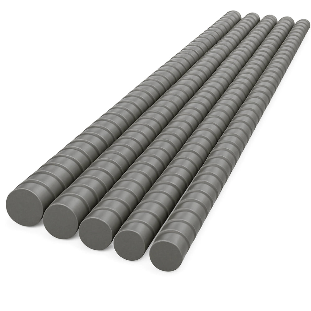 Tondino ferro zigrinato 2 m barra armatura cemento armato edilizia pezzi 5 *** misura Ø 12 mm, confezione 1