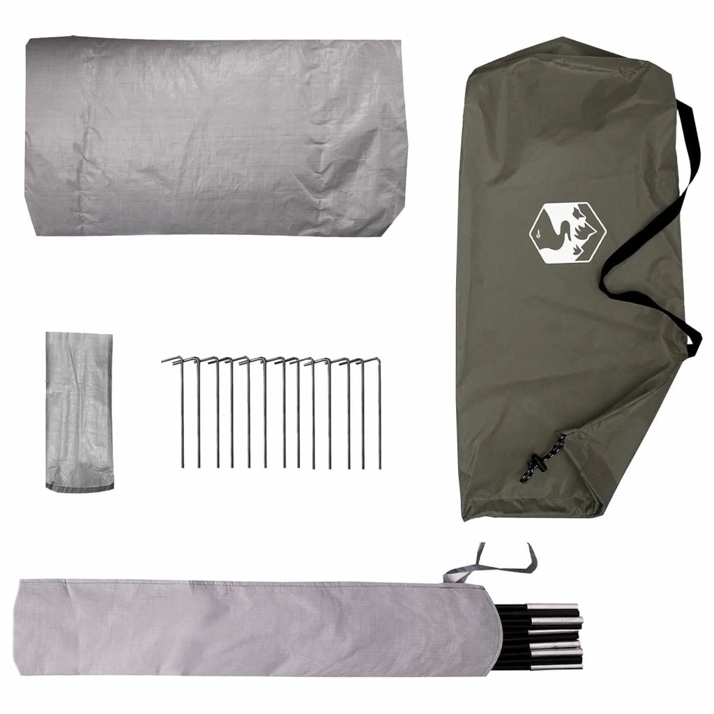 Tenda da backpacking Verde Oliva 2 persone