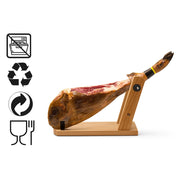 Porta Prosciutto in Legno Stile Iberico per Crudo Serrano Italiano 44.5x22.5x31cm