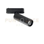 FARO BINARIO LED BERNINI 48V NERO IN ALLUMINIO E TERMOPLASTICA 15W 1750LM 4000K 17,02X4,45X4,45 CM.