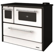 Blinky 9811334 Giusy Cucina a Legna con Forno Porta Vetro 9 kW 4 stelle Area 30-100 m² colore Bianco