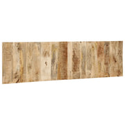 Testiera | Testata 180 cm in Legno Massello di Mango Grezzo