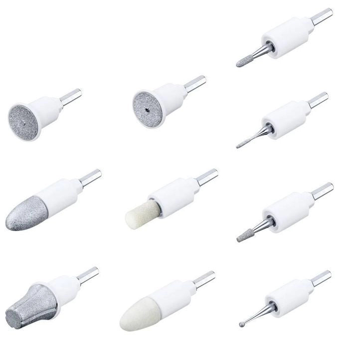 Beurer 572.16 Kit Accessori di Ricambio Manicure e Pedicure MP 64 MP 84 10 pezzi zaffiro feltro colore Bianco