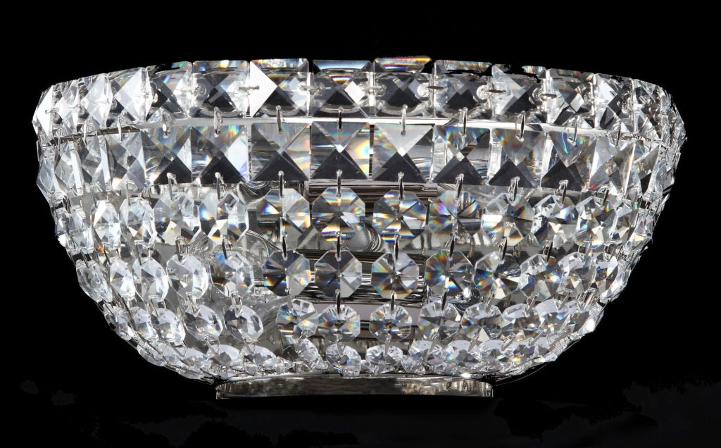 Lampada da parete Royal Classic in Metallo Basfor Nickel Antique