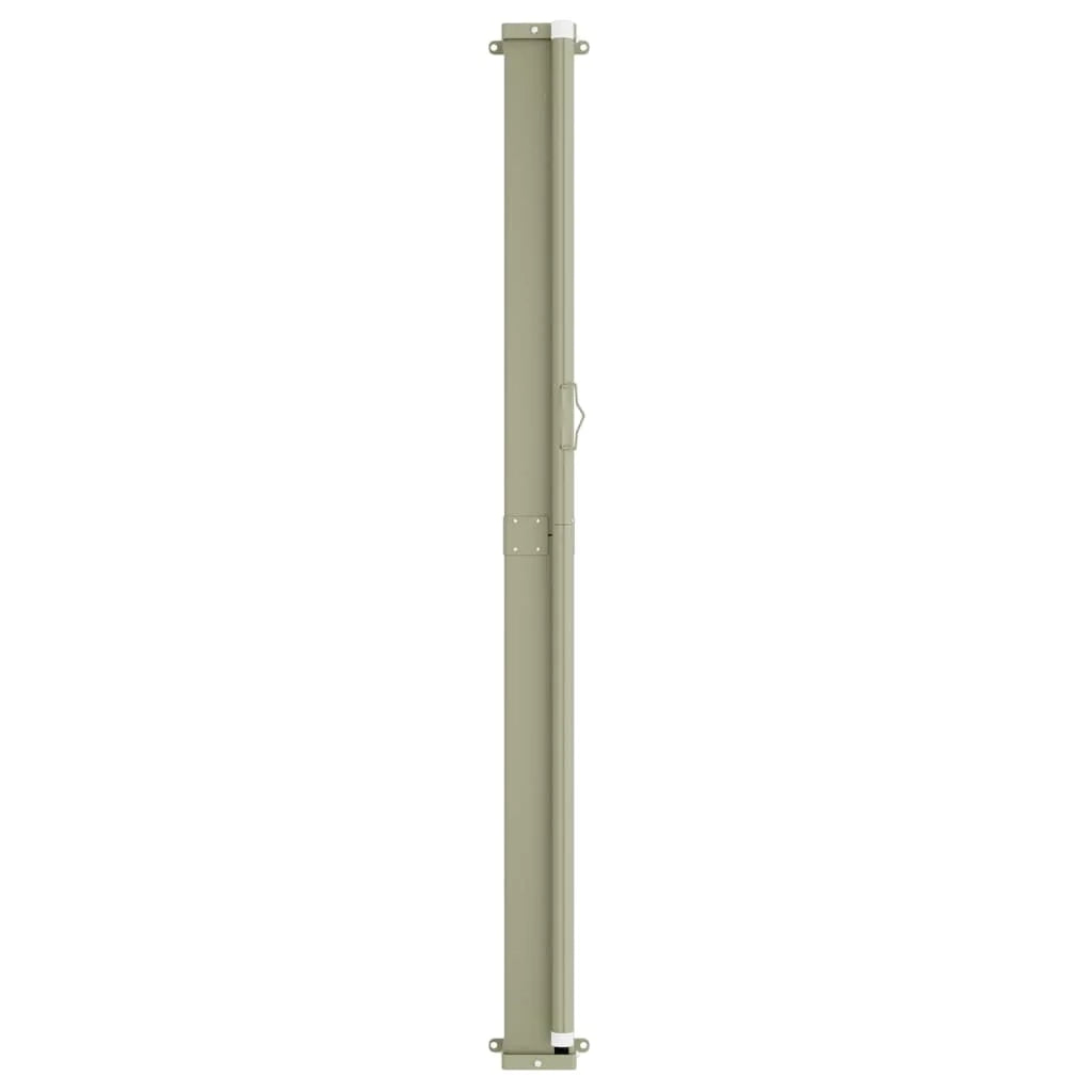 Tenda da sole laterale retrattile/schermo protettivo per patio giardino terrazza balcone 180 x 600 cm nero 02_0007346