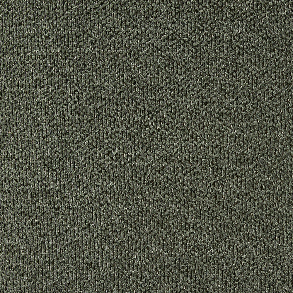 Set di 2 sedie da pranzo imbottite con schienale e seduta imbottiti in legno scuro verde elegante e chic