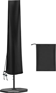 Ombrellino impermeabile per giardino - Adatto per ombrelloni da 2-4 m, protezione 420D Oxford per grandi tavoli esterni - 190x50x30 cm - Ideale per ombrelloni da 9-11 piedi