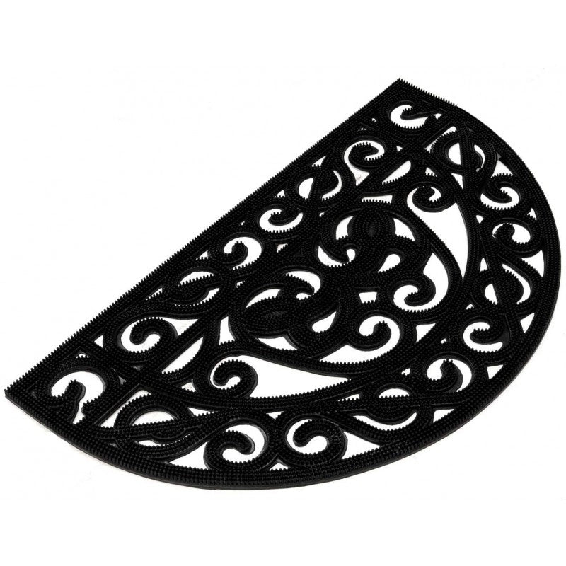 Zerbino Iron Gomma Mezzaluna Nero 45X 75 Ladydoc 04069