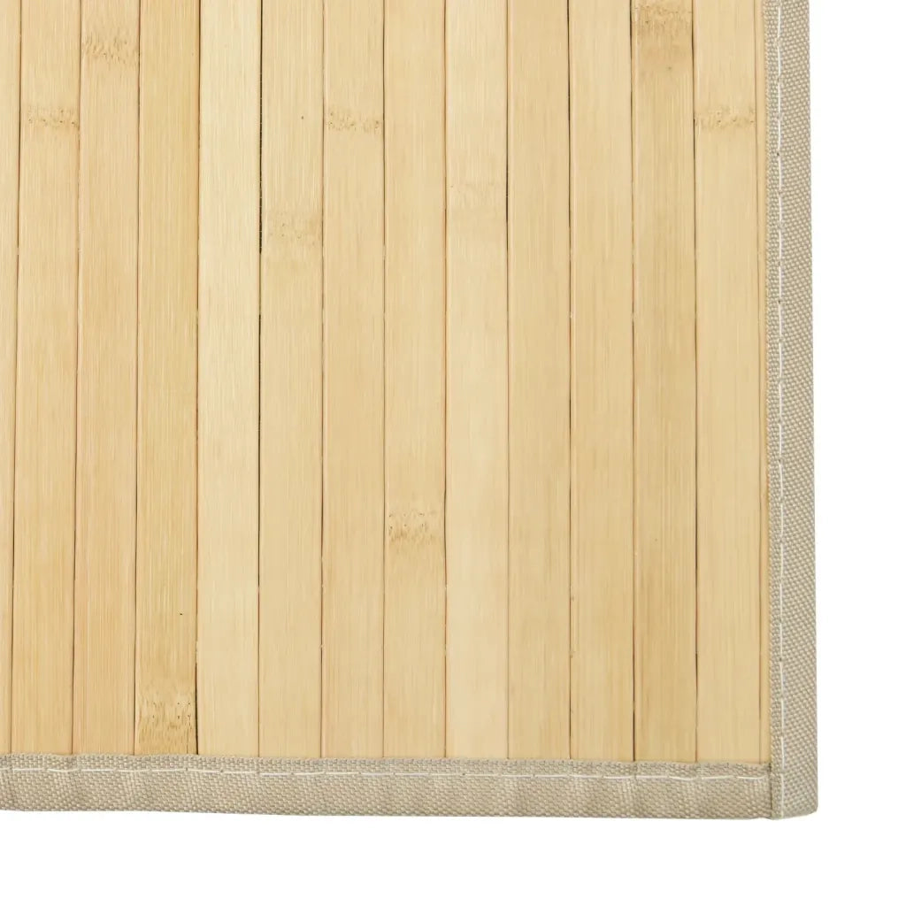 Tappeto Rettangolare Natura Chiaro 70x100 cm in BambÃ¹