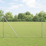 Palo della recinzione Argento 100 x 1,5 m (rete da 50 mm)