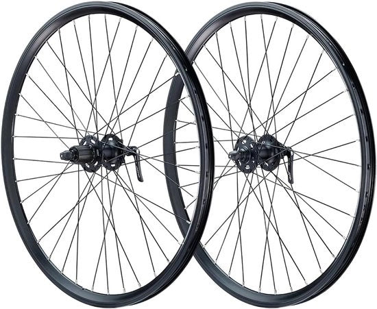Set di ruote per bicicletta - Set di ruote 29 pollici - Biciclette da fuoristrada - Freni a disco compatibili - 29 pollici - Nero