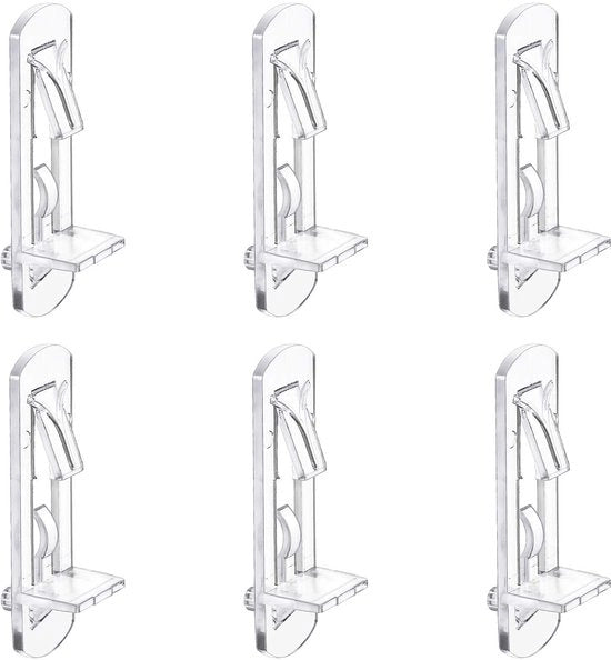 Supporti per tavole autochiudenti - Pennelli per tavole - Chiari - Adatti per fori di 5mm - Pacchetto da 30 - Facili da montare