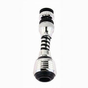 Trade Shop - Aeratore Rompigetto Lavello Rubinetto Cucina Cromato Nero Filtro Snodato 87167 -