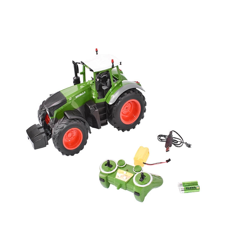 Trattore giocattolo telecomandato DoubleE RC 1:16 2,4 Ghz, luci, suoni, portata 25 m, velocità 2,16 km/h