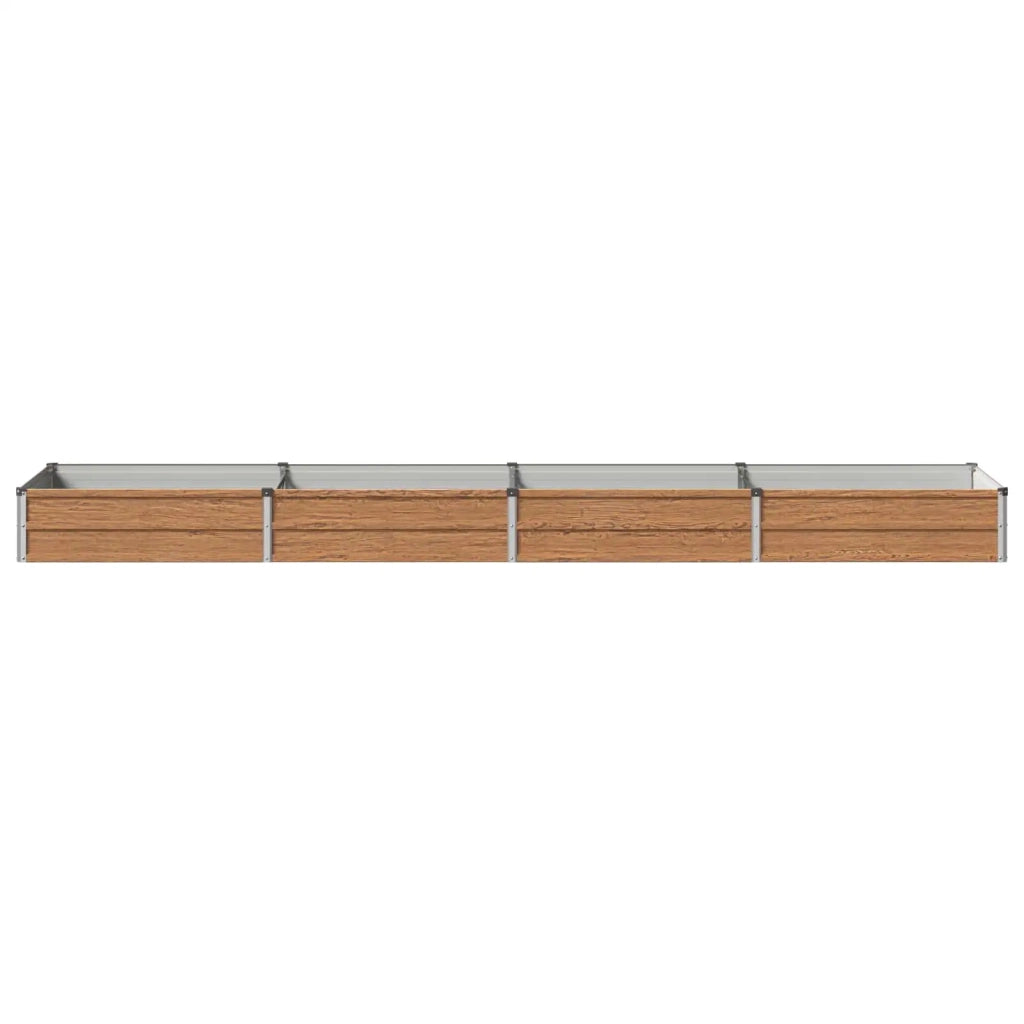 Letto rialzato da giardino Marrone legno 320 x 80 x 24 cm 8006493