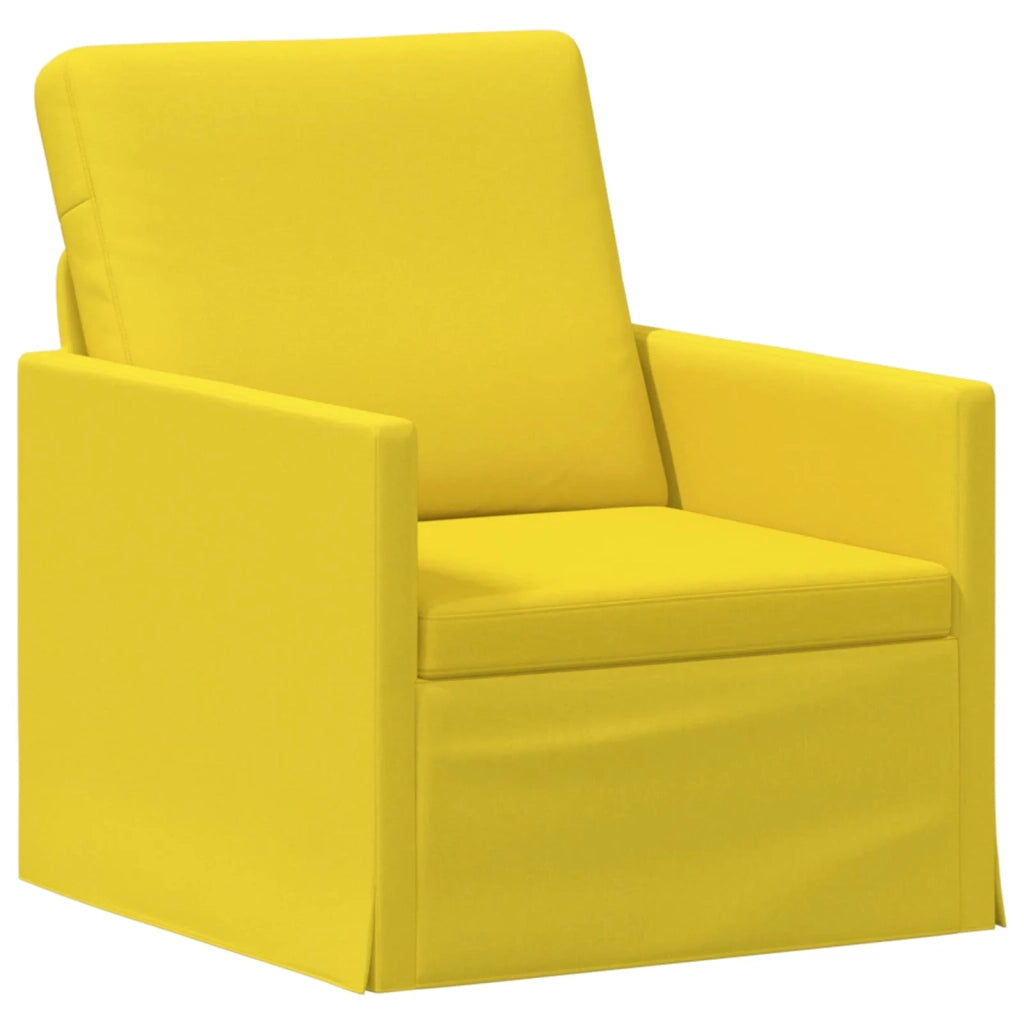 Set di divani 2 pz Giallo Chiaro Tessuto 3433157