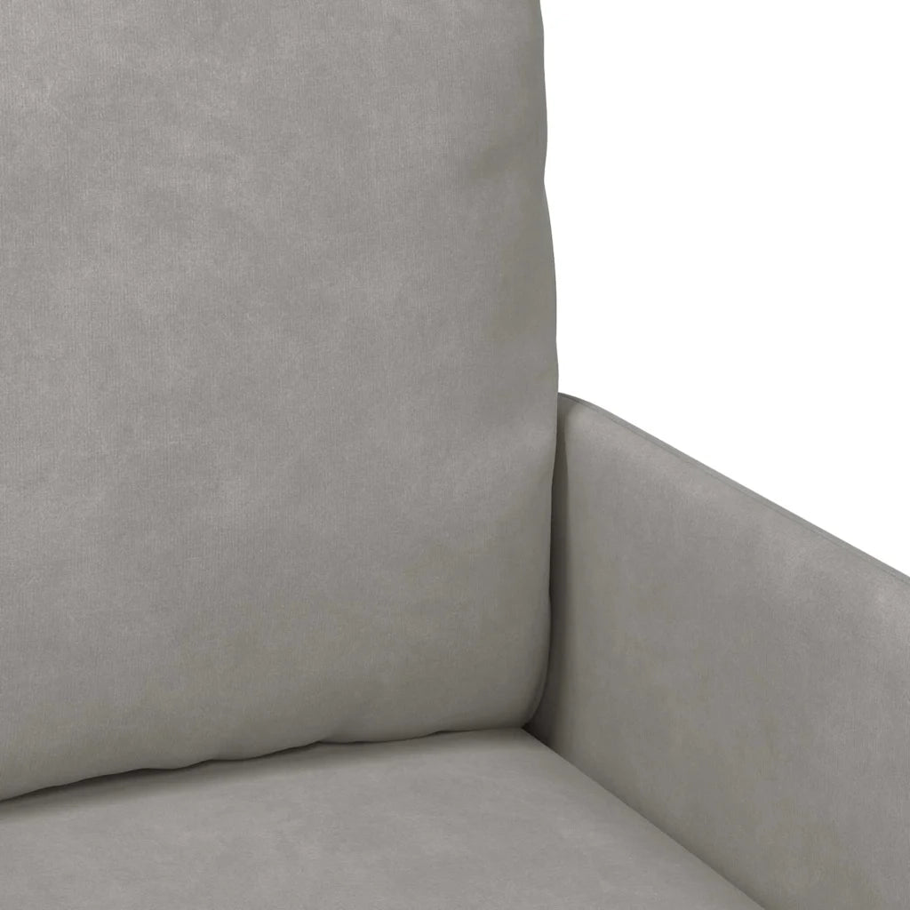 Divani con cuscino 110cm Grigio chiaro Legno compensato