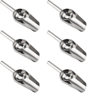 Spada per blocchi di ghiaccio 19 cm - 6 pezzi - Acciaio inossidabile - Spada per blocchi di ghiaccio - Spada per farina - Leggera e compatta - Spada per pesare