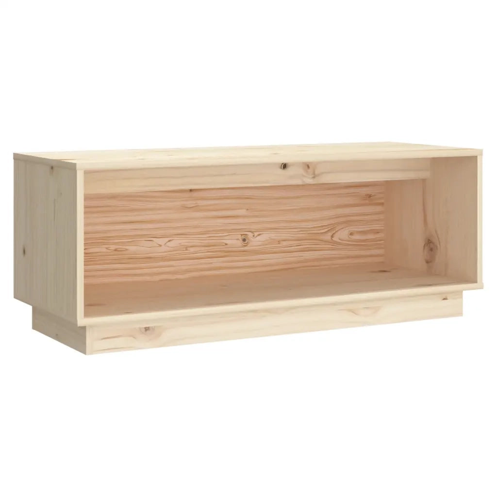 Mobile Porta TV-Mobile per TV-Credenza TV 90x35x35 cm in Legno Massello di Pino